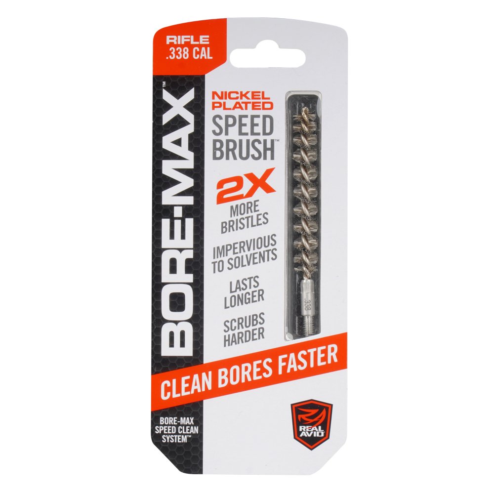 Real Avid Bore-Max Speed Brush, Brush, 338 Caliber 