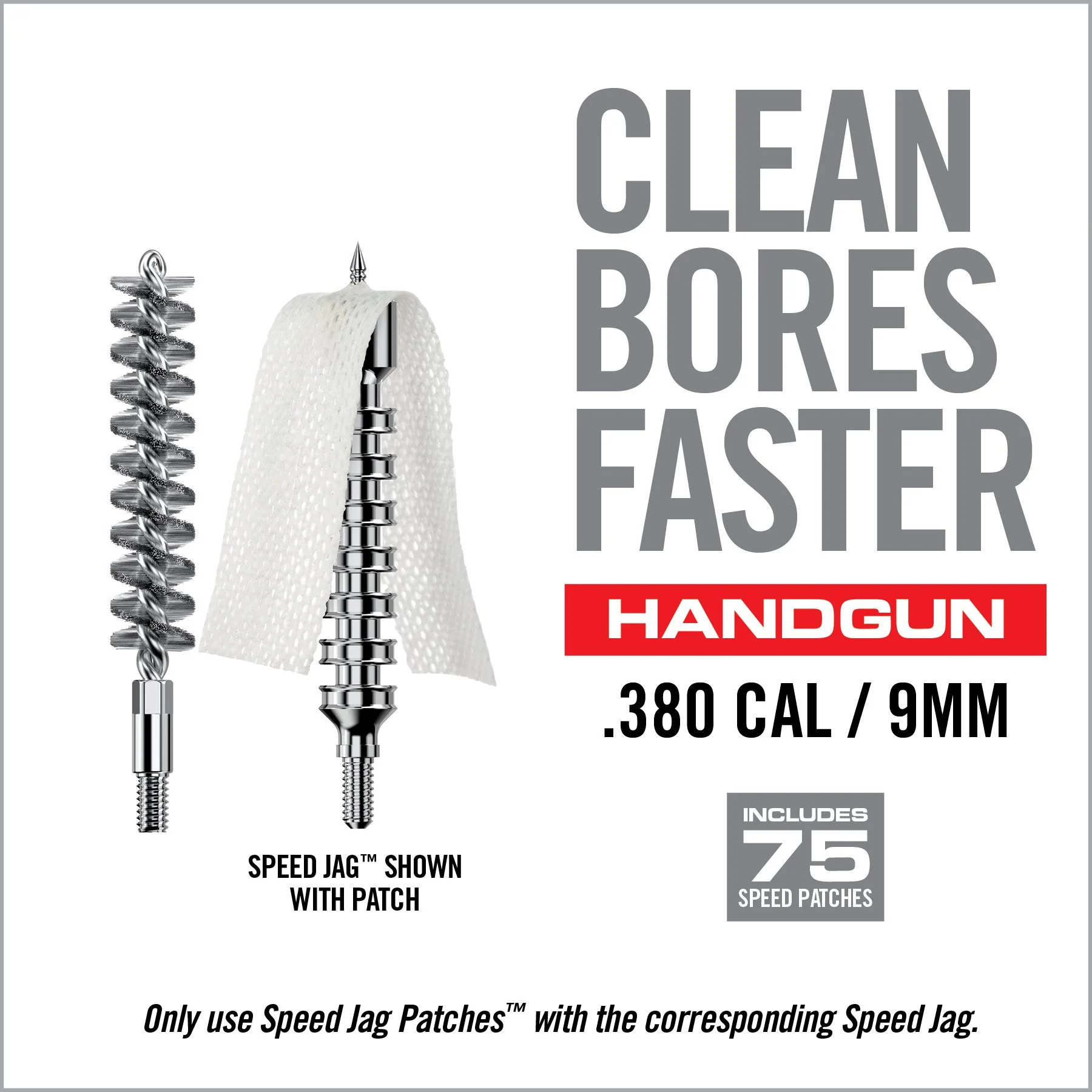 Real Avid Bore-Max Speed Clean Kit, 9MM 