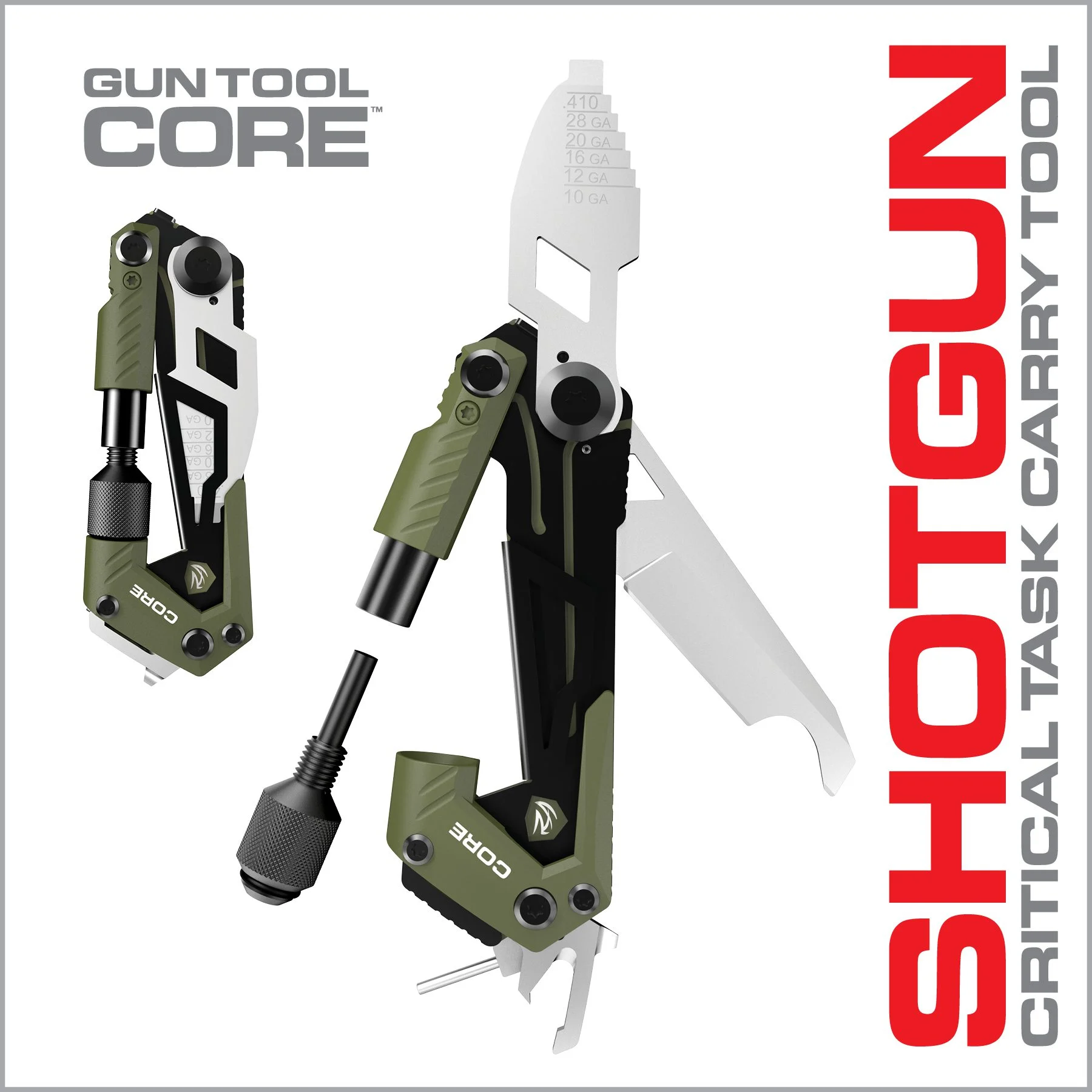 Real Avid CORE Shotgun, Gun Multi-Tool, Black 