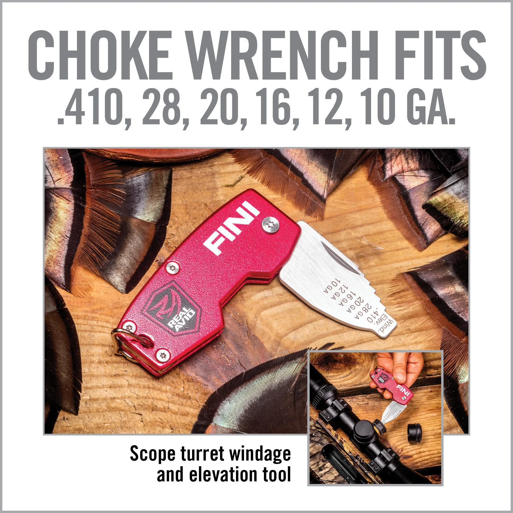 Real Avid Fini Universal Choke Wrench