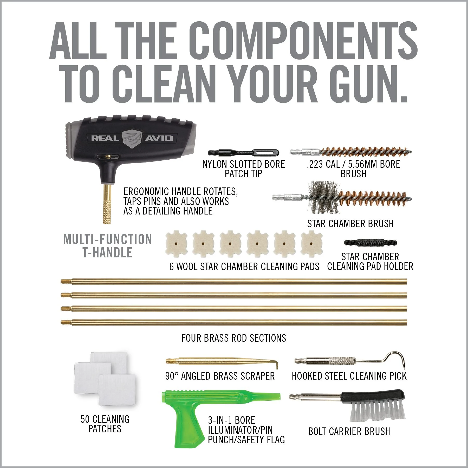 Real Avid Gun Boss Pro, Pro AR15 Cleaning Kit