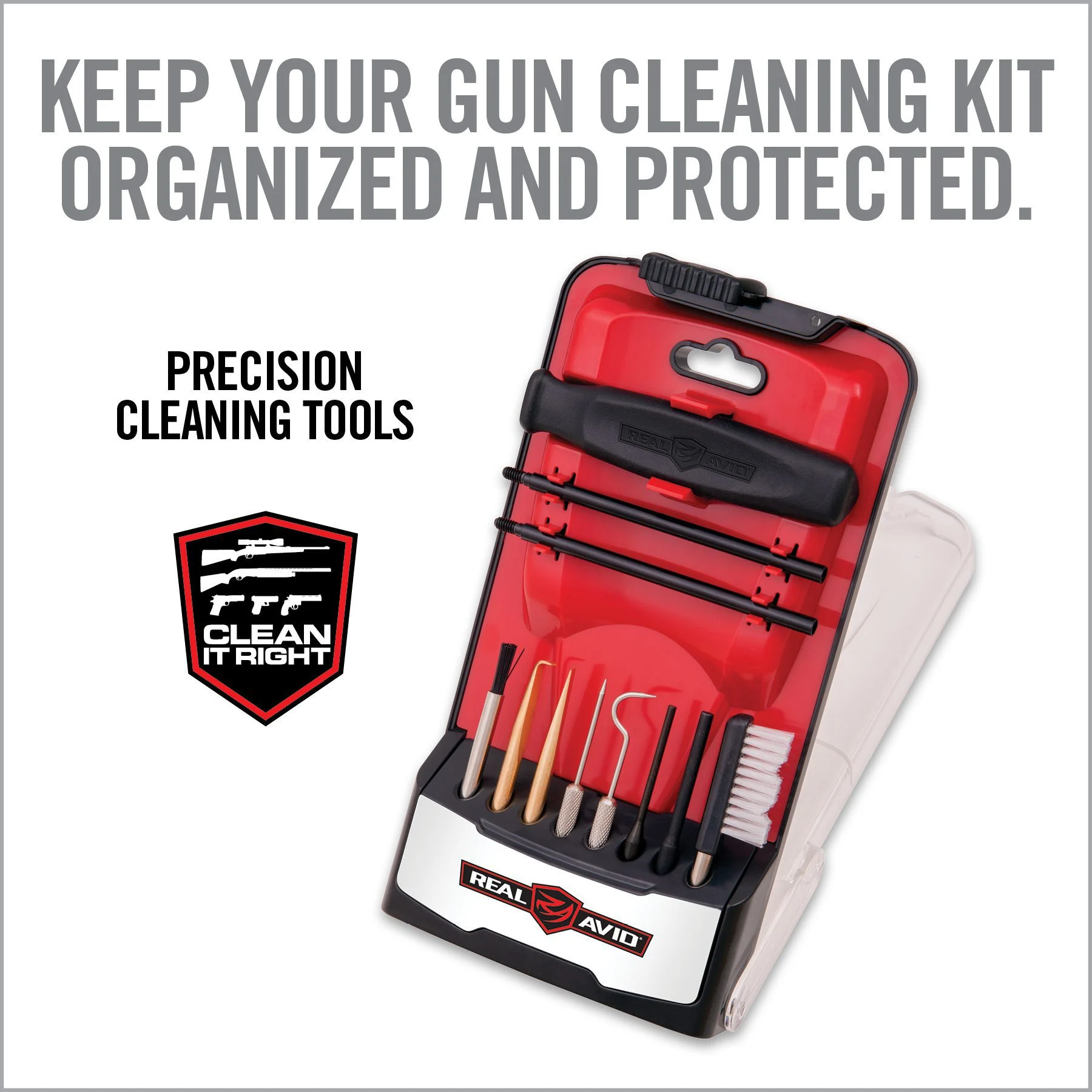 Real Avid Gun Boss Pro, Pro Handgun Cleaning Kit