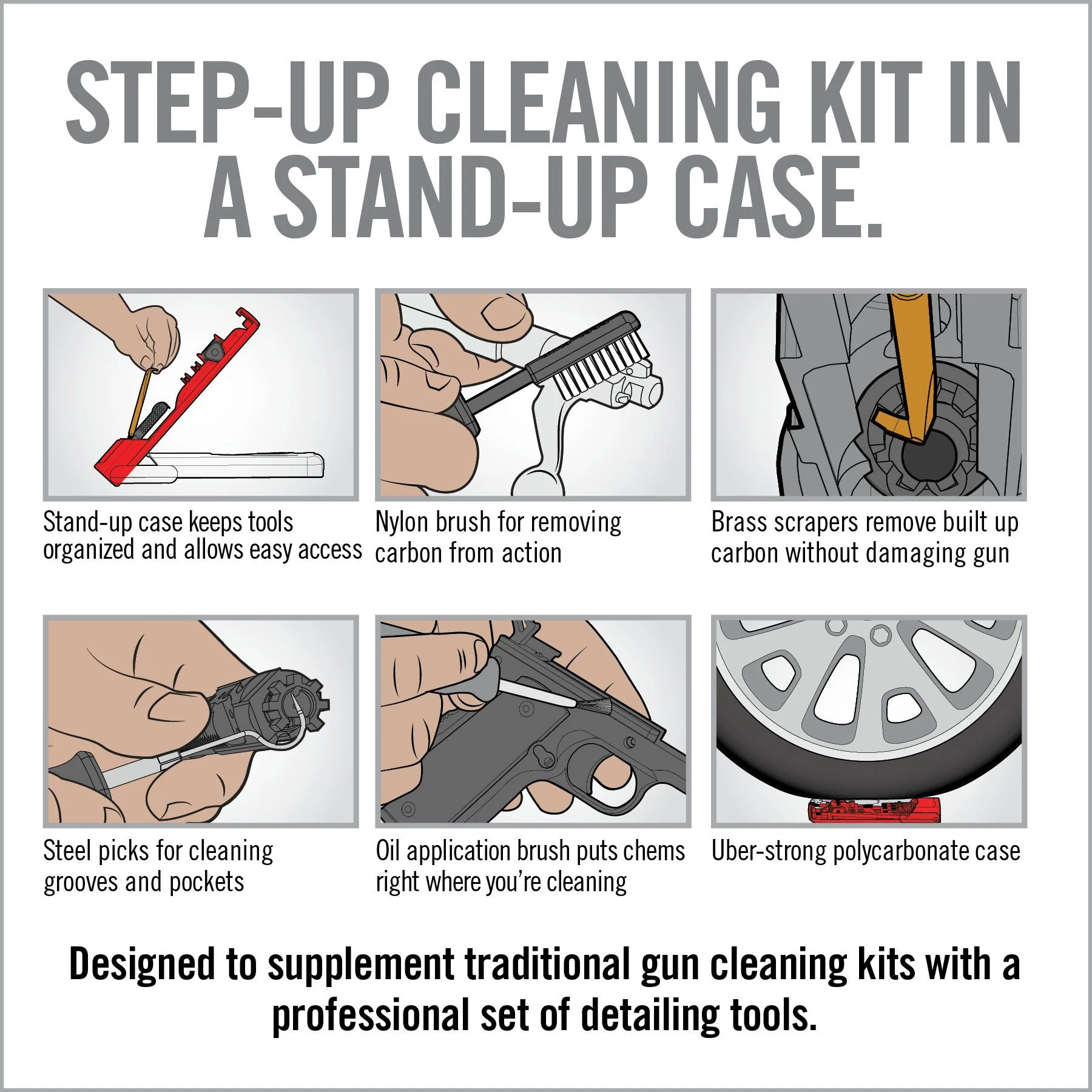 Real Avid Gun Boss Pro, Pro Precision Cleaning Tools