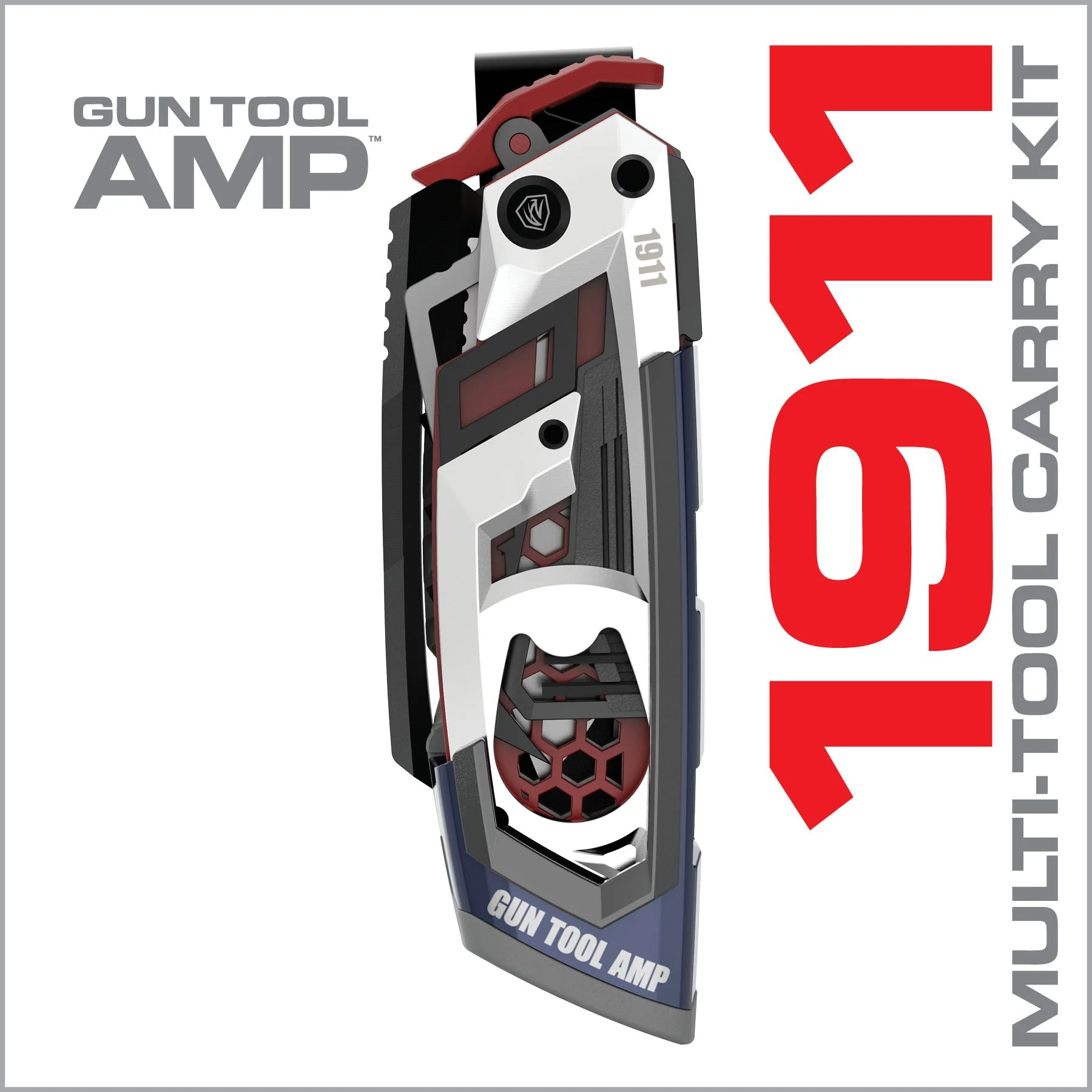 Real Avid Gun Tool AMP, Next-Gen Gun Readiness Multi-Tool, 1911 