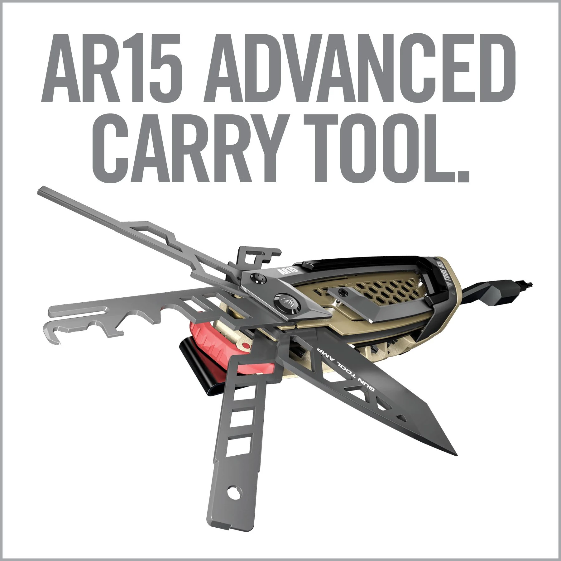 Real Avid Gun Tool AMP, Next-Gen Gun Readiness Multi-Tool, AR15