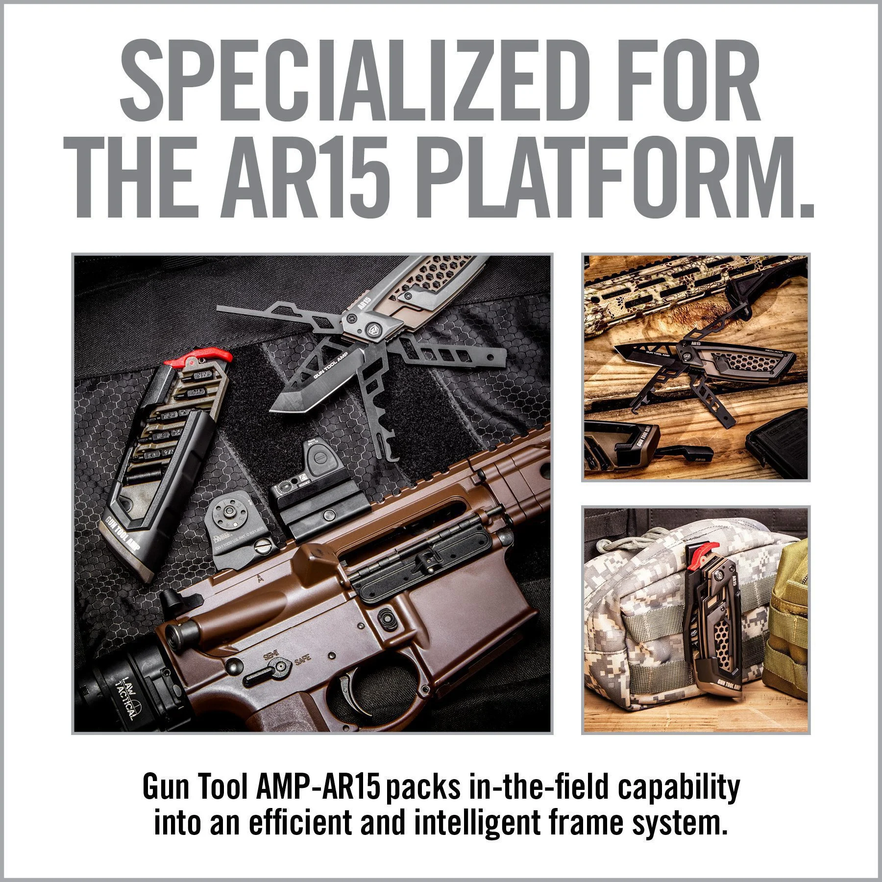 Real Avid Gun Tool AMP, Next-Gen Gun Readiness Multi-Tool, AR15