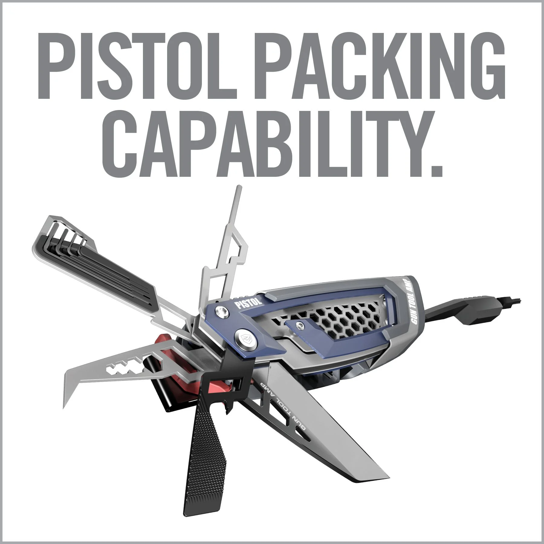 Real Avid Gun Tool AMP, Next-Gen Gun Readiness Multi-Tool, For Pistol