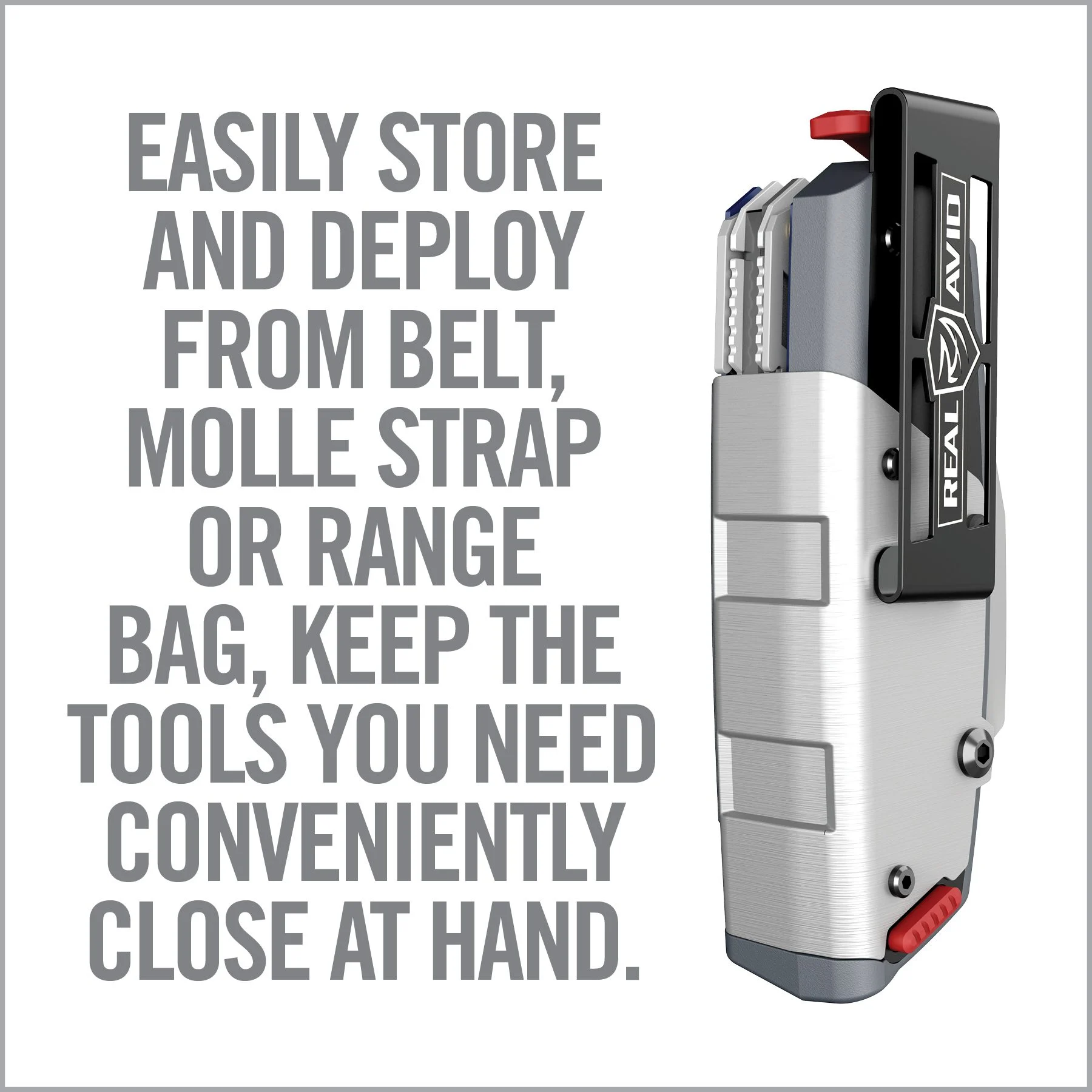 Real Avid Gun Tool AMP, Next-Gen Gun Readiness Multi-Tool, For Pistol