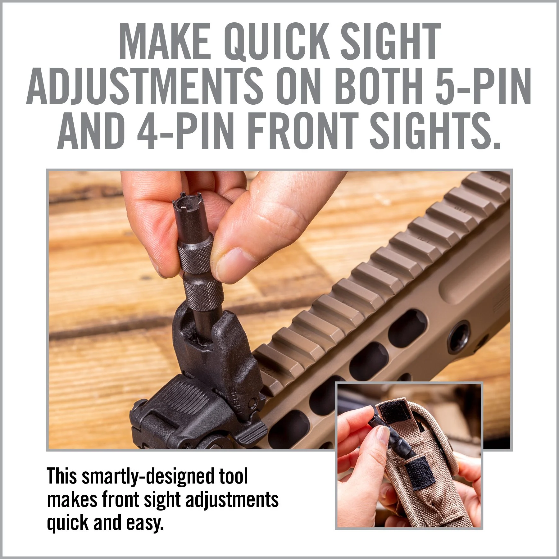 Real Avid Gun Tool Pro AR15, Multi-Tool, Optimized for the AR15, Flat Dark Earth/ Black