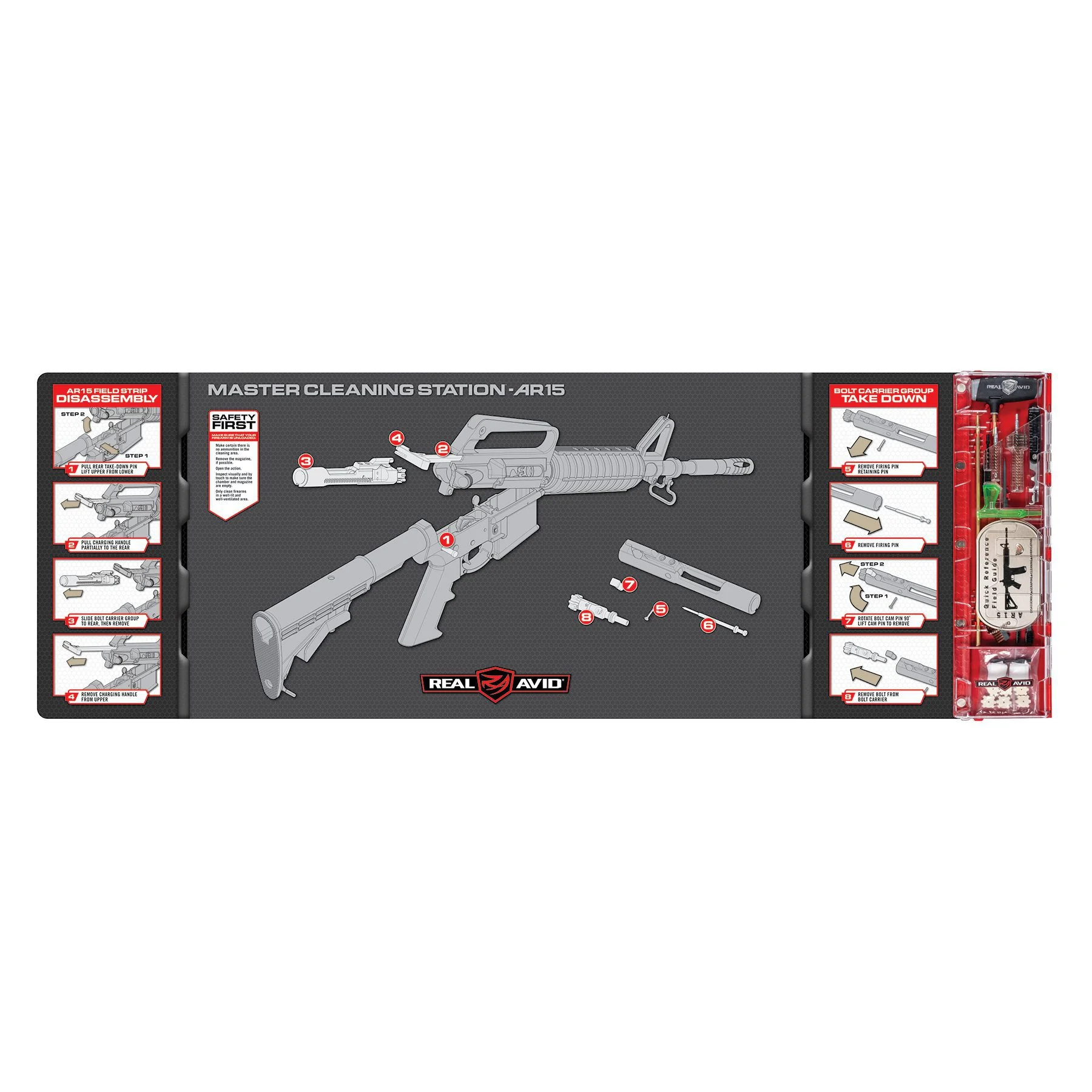 Real Avid Master Cleaning Station, AR15 Cleaning Kit