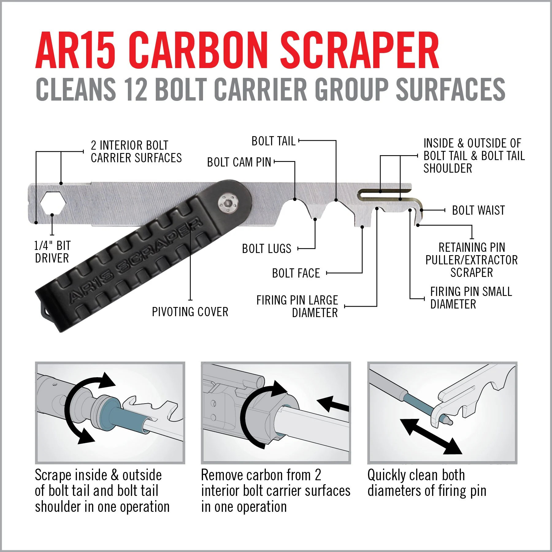 Real Avid Master Cleaning Station, AR15 Cleaning Kit