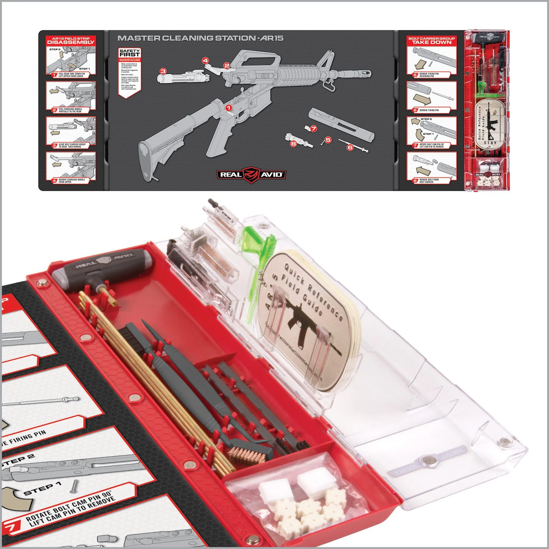 Real Avid Master Cleaning Station, AR15 Cleaning Kit