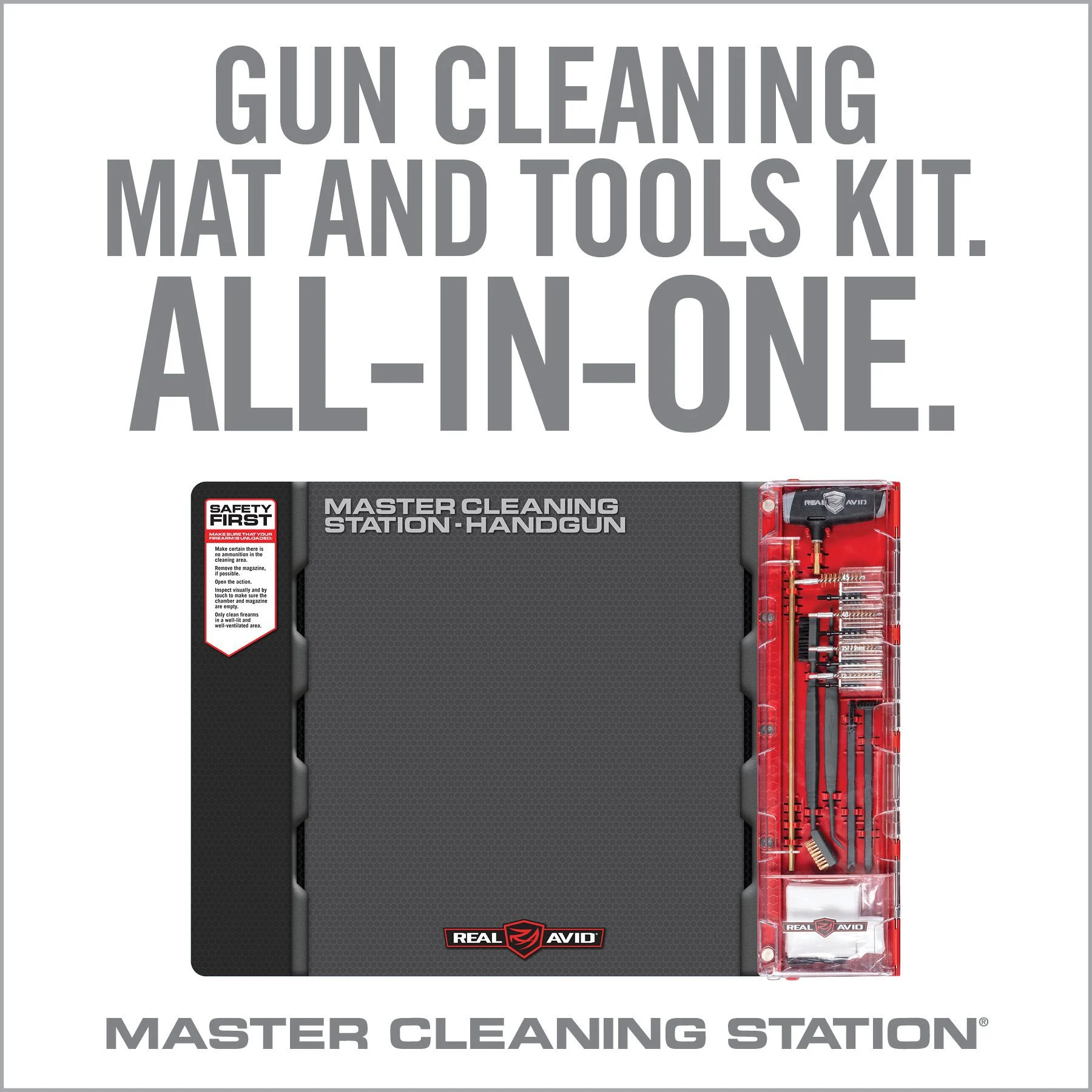 Real Avid Master Cleaning Station, Handgun Cleaning Kit