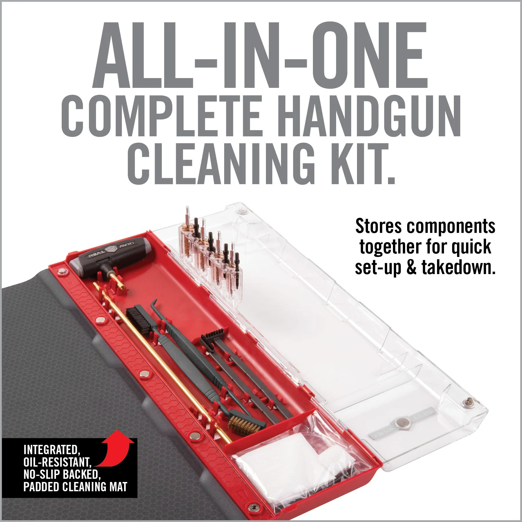 Real Avid Master Cleaning Station, Handgun Cleaning Kit