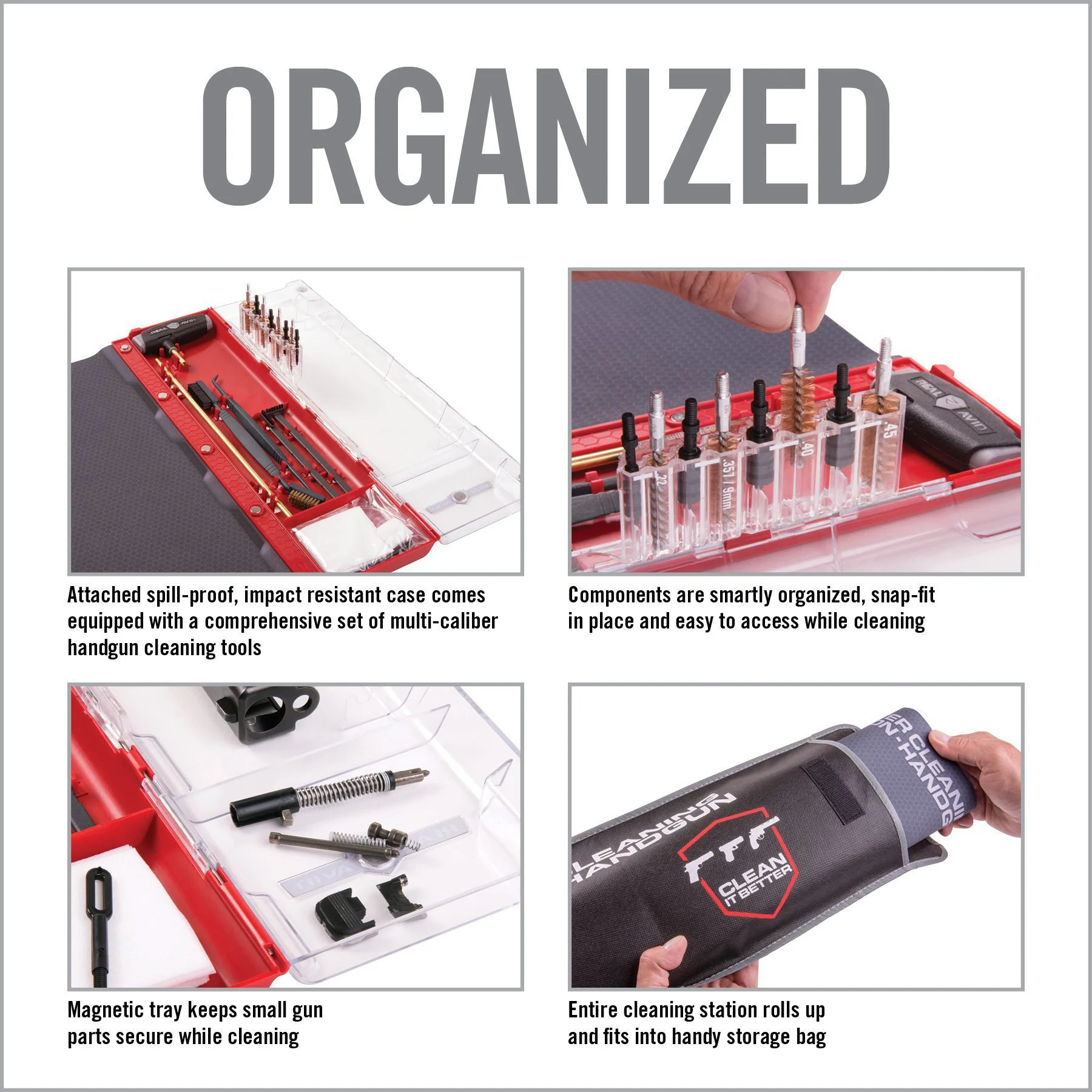 Real Avid Master Cleaning Station, Handgun Cleaning Kit