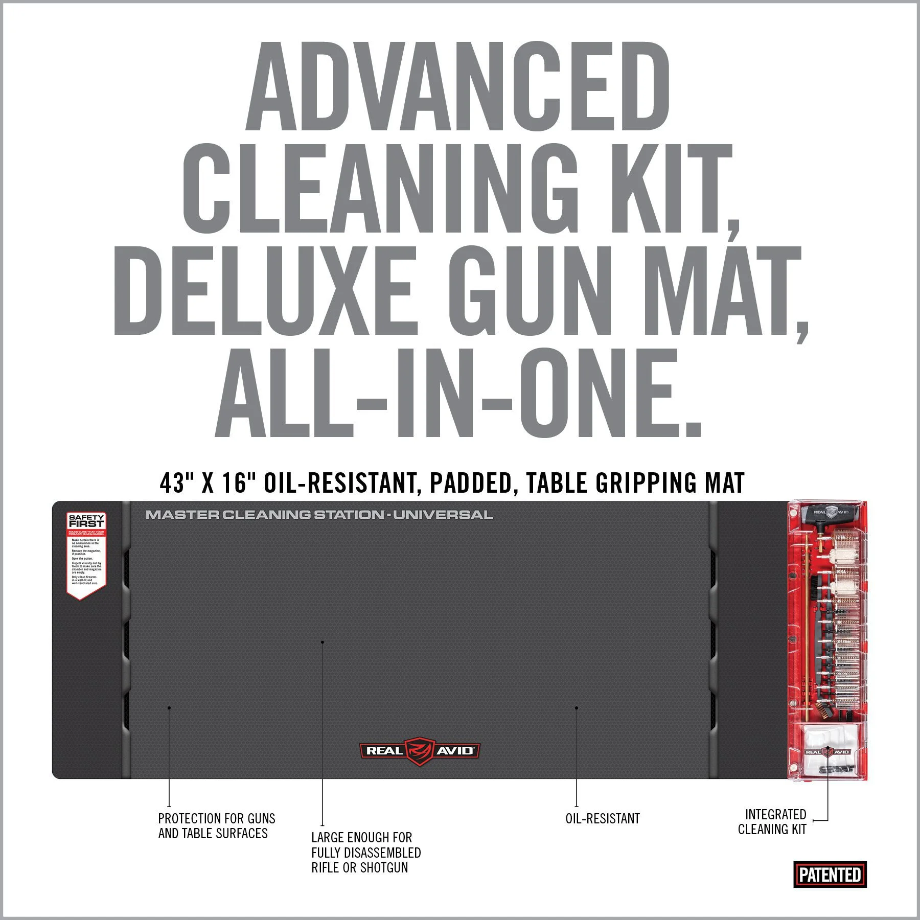 Real Avid Master Cleaning Station, Universal Cleaning Kit