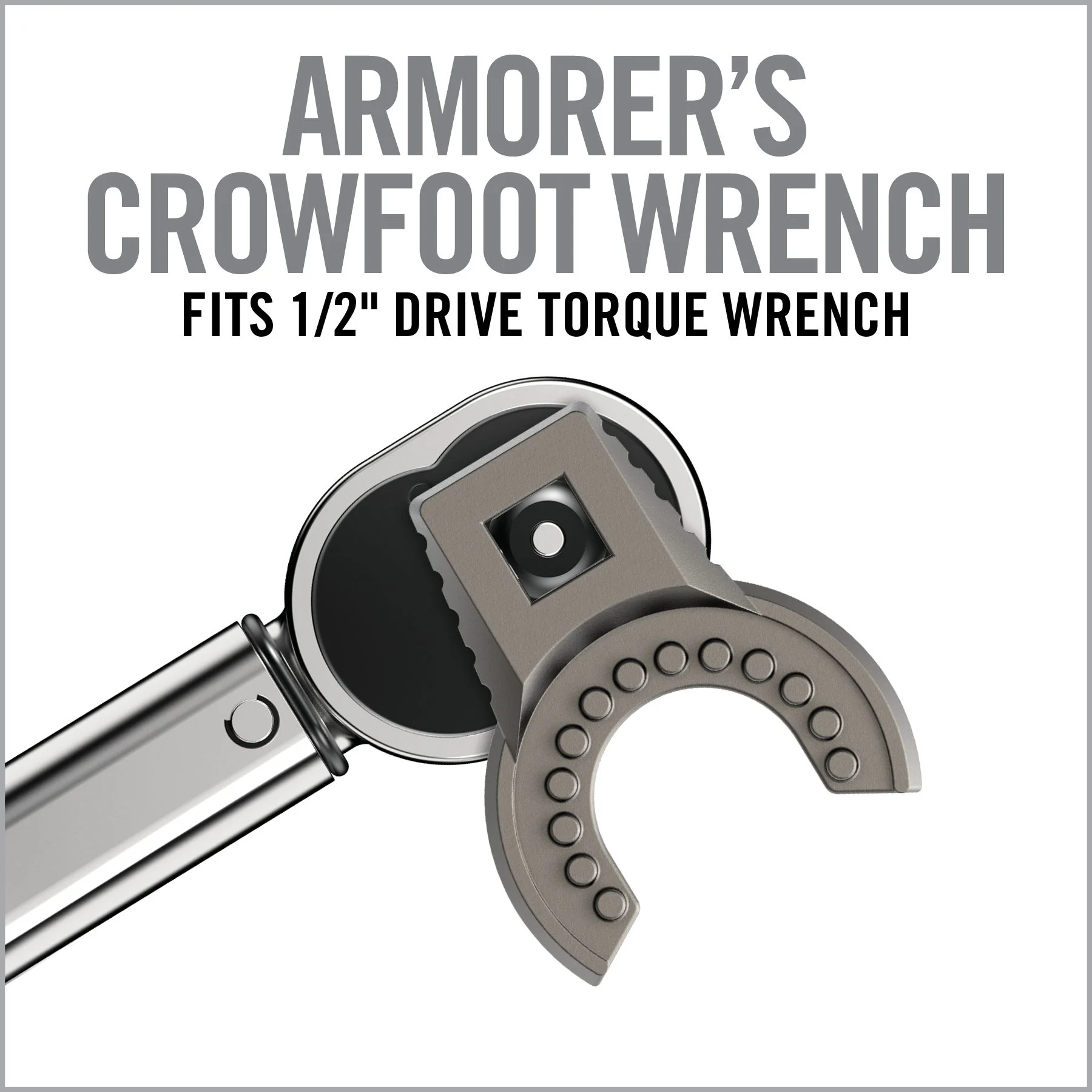 Real Avid Master-Fit Wrench Set, Stainless Steel, A2 Crowfoot 