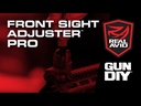 Real Avid AR15 Front Sight Adjuster Pro, Gray 