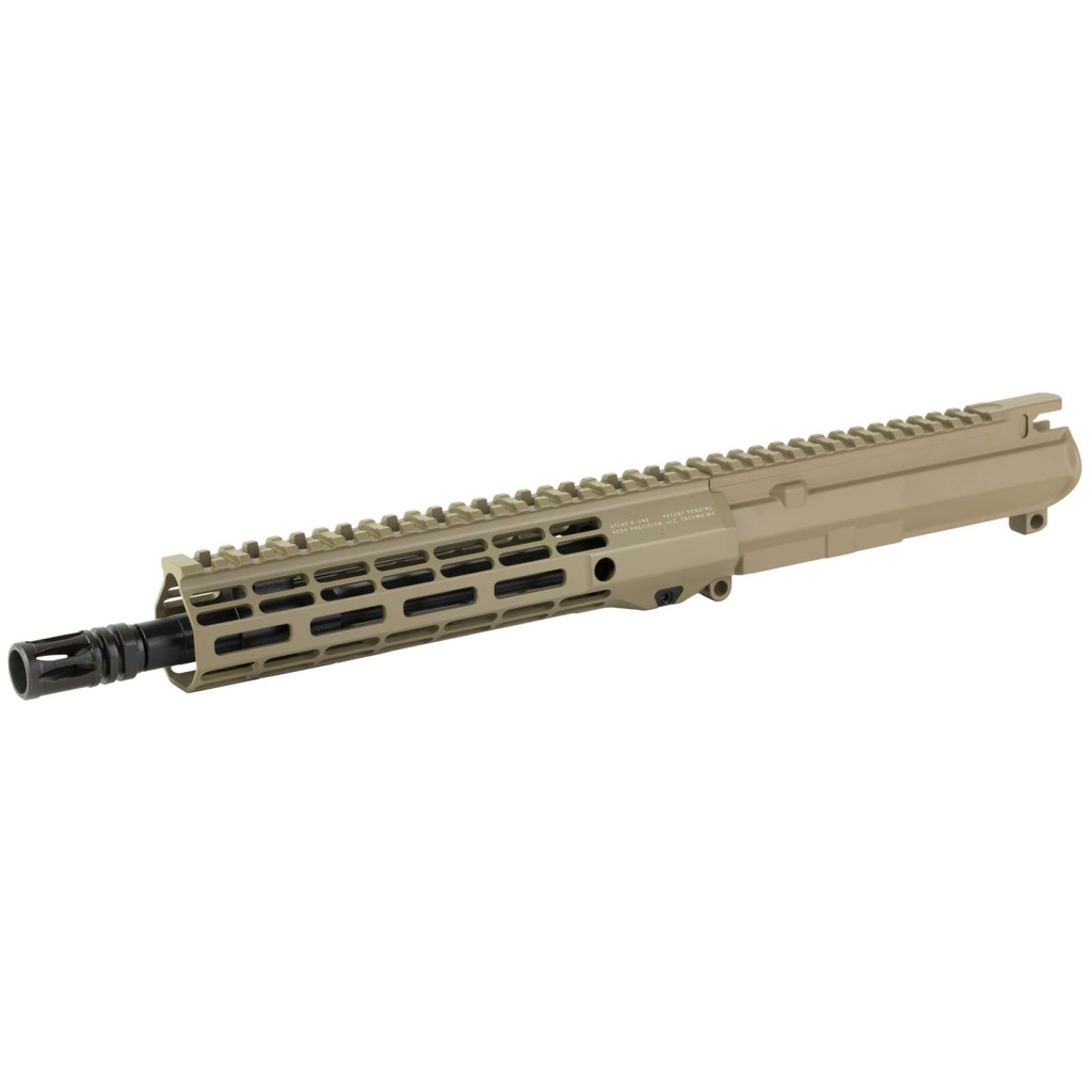 Aero Precision M4E1-T AR15 Complete Upper 556NATO 10.5" Barrel ATLAS R-ONE 9" M-LOK Handguard Cerakote, FDE