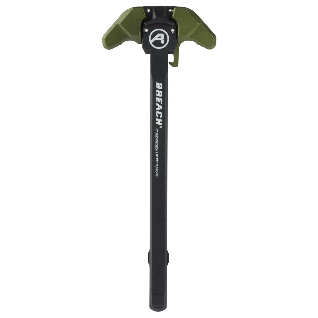 Aero Precision BREACH AR-15 Charging Handle Ambidextrous Small Lever OD Green