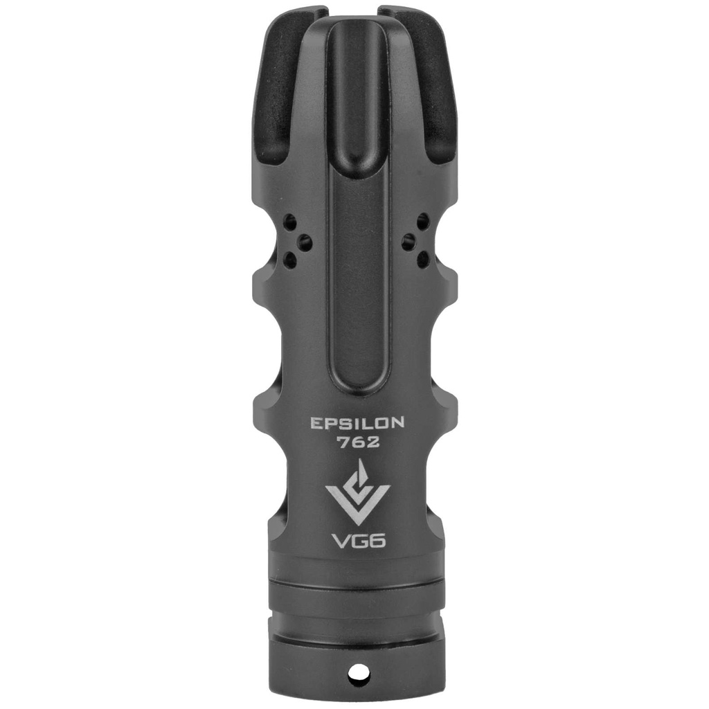 Aero Precision VG6 Epsilon 762 Muzzle Brake, 308 Win/7.62MM, 5/8X24, Black