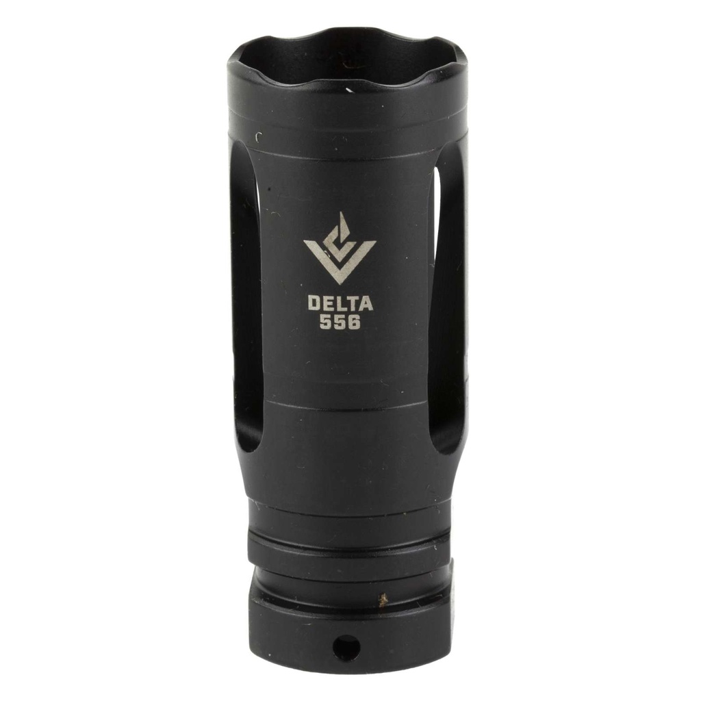 Aero Precision VG6 Delta 556 Muzzle Brake, 223 Rem/556NATO, 1/2X28, Black