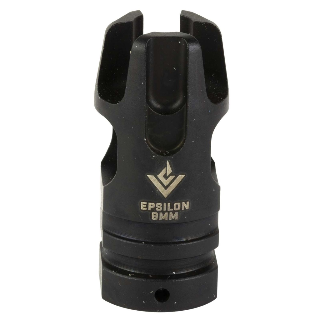 Aero Precision VG6 Epsilon Muzzle Brake, 9MM, Nitride Finish, Black