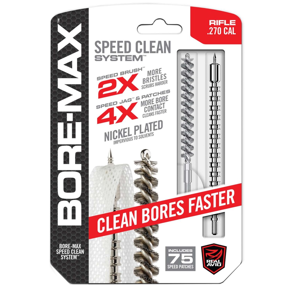 Real Avid Bore-Max Speed Clean Kit, 270 Caliber 