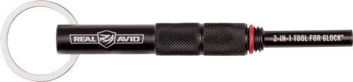 Real Avid Tool, 2-in-1 Tool for Glock,  3/16" Hex Nut Driver, Black Finish