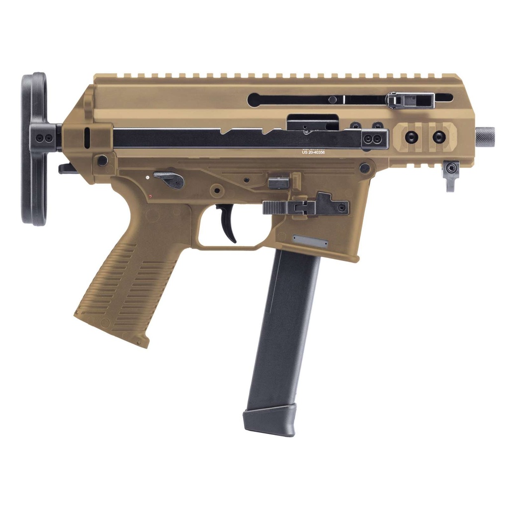 B&T APC9K SBR 9MM 4.3" Barrel 33 Rounds Glock Mag Compatible Coyote Tan