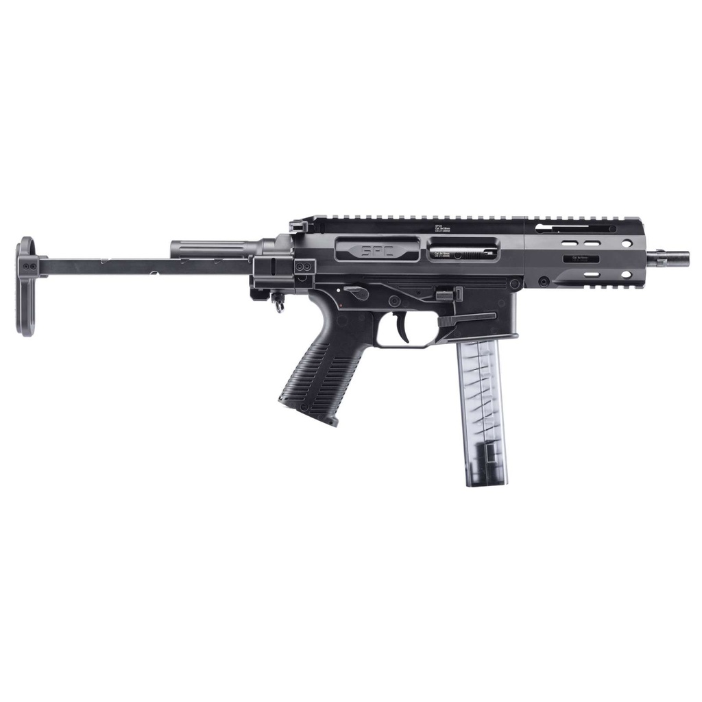 B&T SPC SBR 9MM 4.5" Barrel 30 Rounds PDW Stock Black