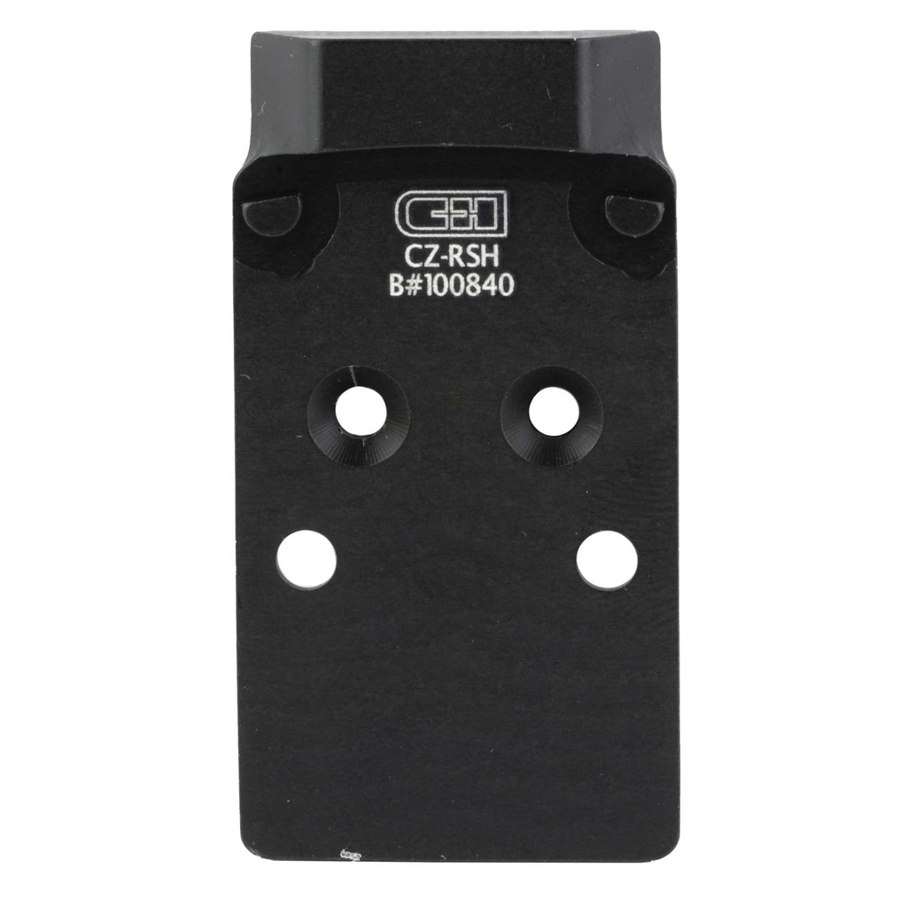 C&H Precision Adapter Plate CZ P-10 OR to RMR/SRO/Holosun, Anodized, Black