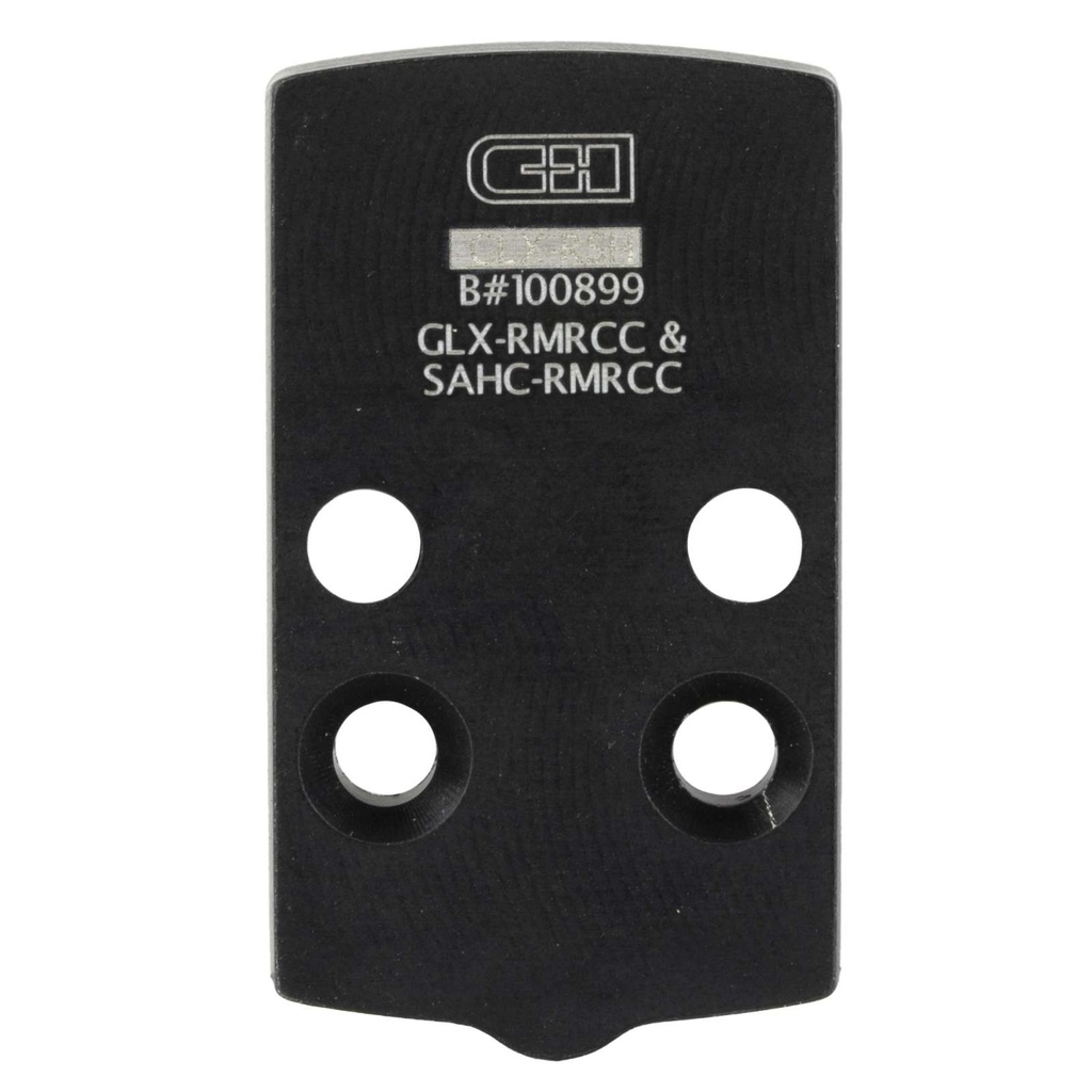 C&H Precision Adapter Plate Glock 43x/48 MOS to Trijicon RMRcc, Black