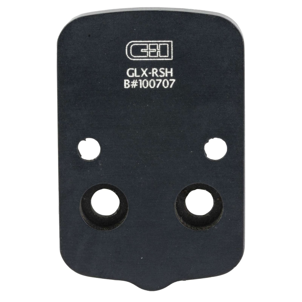 C&H Precision Adapter Plate Glock 43x/48 MOS to RMR/SRO, Anodized, Black