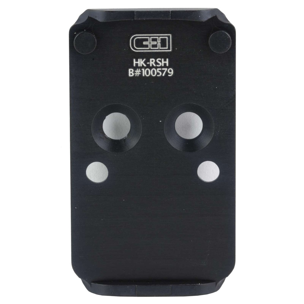 C&H Precision Plate H&K VP9 OR to RMR/SRO/Holosun, Anodized, Black