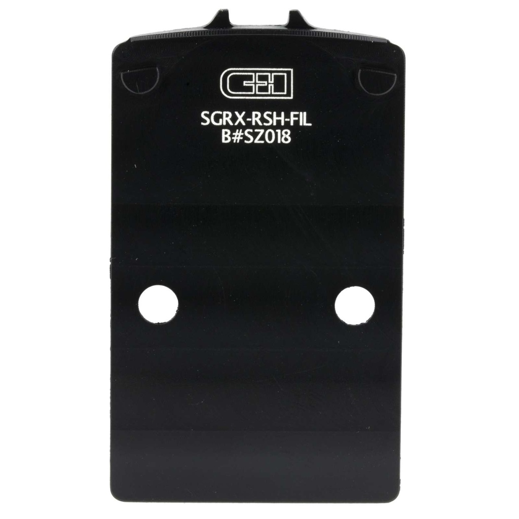 C&H Precision Adapter Plate Sig P320X RXP to RMR/SRO/Holosun, Black