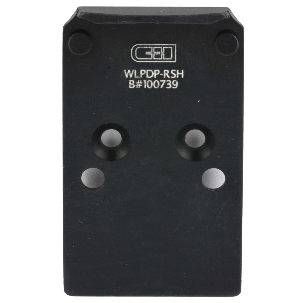 C&H Precision Adapter Plate Walther PDP/PPQ to RMR/SRO/Holosun, Black