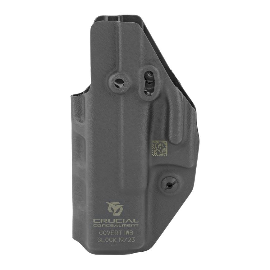 Crucial Concealment Ambi Covert IWB Glock 19 Holster, Black