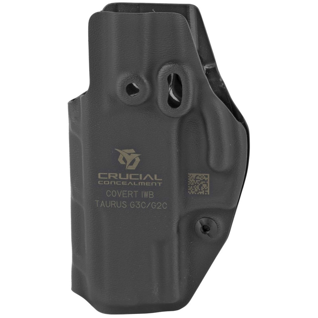 Crucial Concealment Covert Taurus G2C/G3C IWB Ambidextrous Kydex, Black