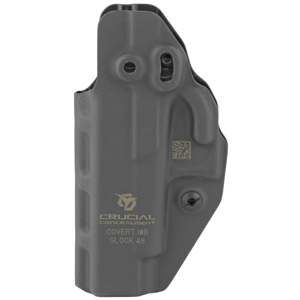 Crucial Concealment Ambi Covert IWB Glock 43/43X Holster, Black