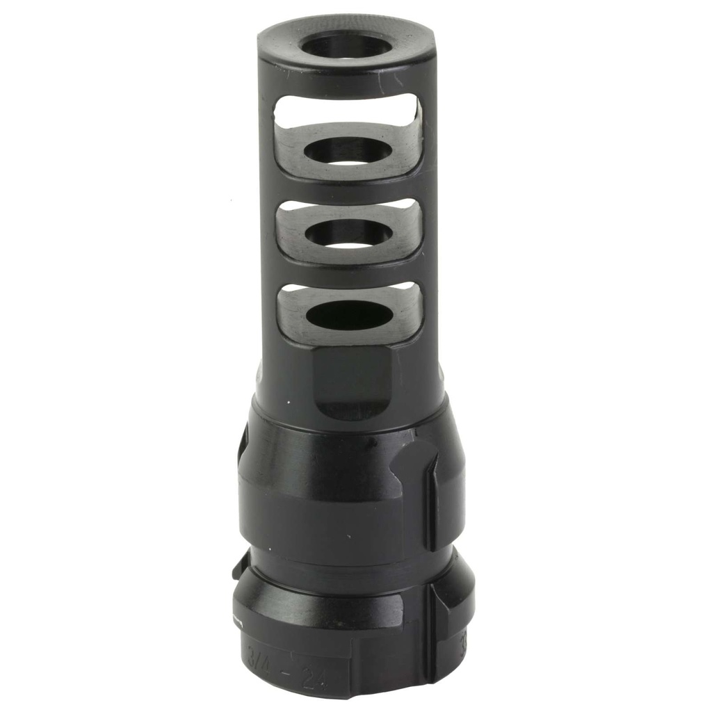 Dead Air Armament Key Mount Muzzle Brake, 3/4x24 Threads, Black