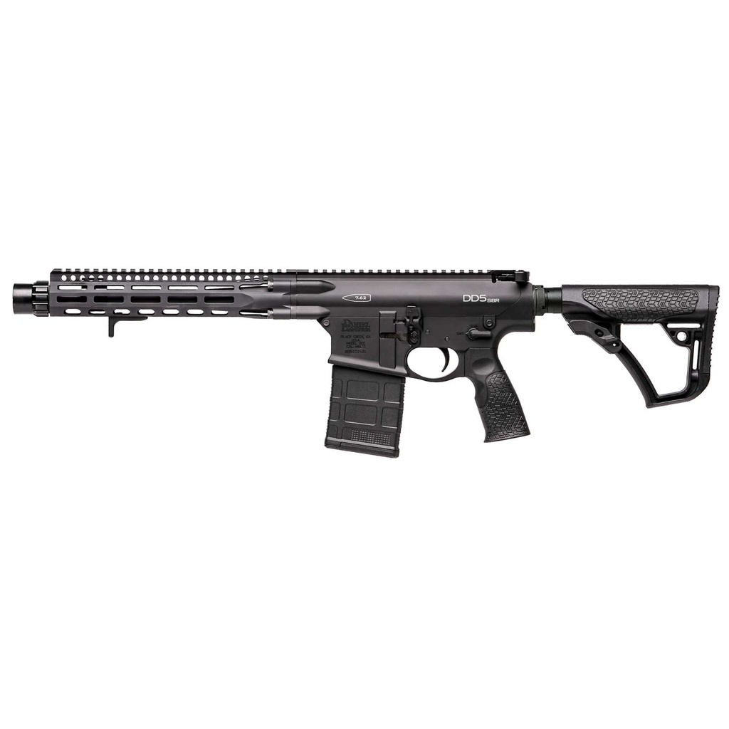 Daniel Defense DD5 SBR 7.62NATO 12.5" 10Rds Black