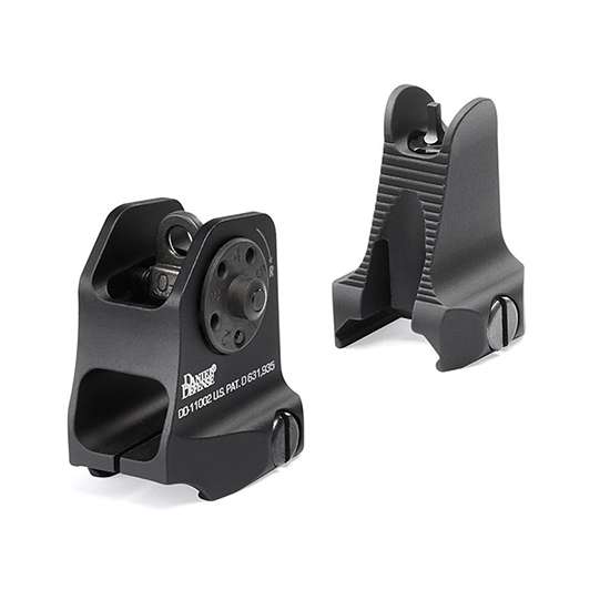 Daniel Defense Fixed Front/Rear Sight Combo Picatinny, Black