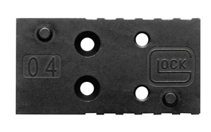 Glock MOS Gen 5 Plate Size 04  9mm/40SW Black