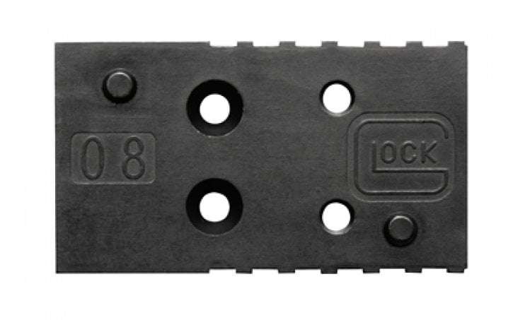 Glock MOS Gen 5 Plate Size 08 45ACP/10mm Black