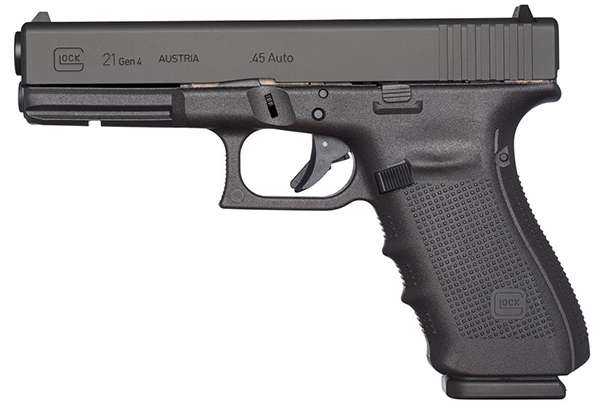 Glock 21 Gen4 US 45ACP 4.60" 13Rds 2 Mags Matte Black