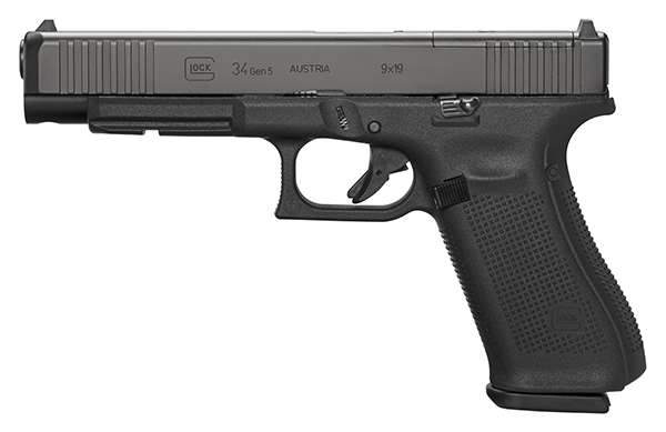 Glock 34 Gen5 MOS 9MM 5.31" 17Rds 3 Mags Matte Black