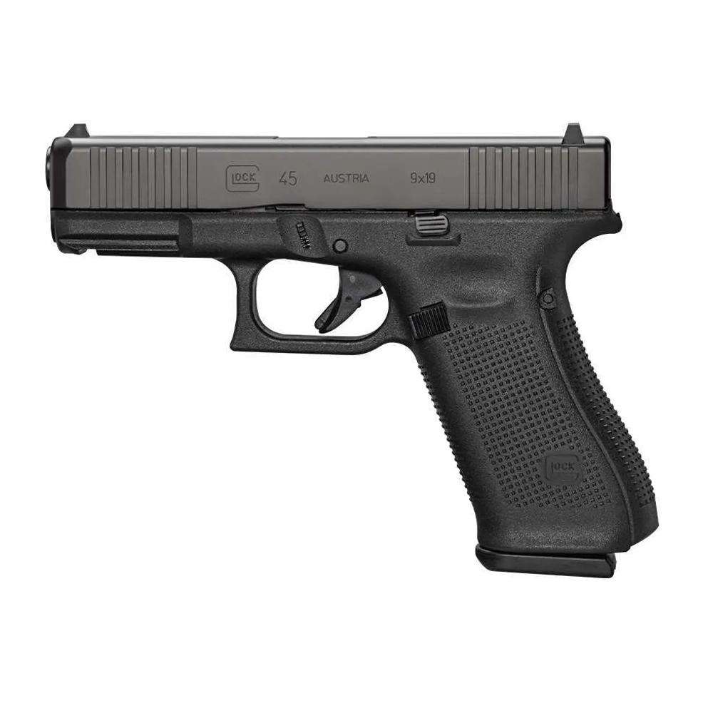 Glock 45 MOS 9MM 4.02" 17Rds 2 Mags DLC Matte Black