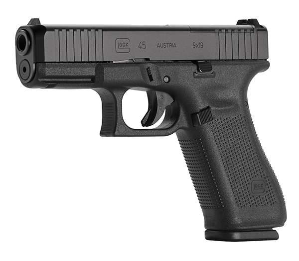 Glock 45 Gen5 MOS 9MM 4.02" 17Rds 3 Mags nDLC Black