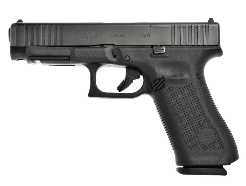 Glock 47 Gen5 MOS 9MM 4.49" 10Rds 3 Mags RMR Optic Plate Matte Black